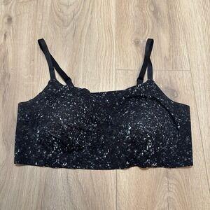 TRUE And CoComfort Bra Removable Pads Full Cup Sz XL Navy Sprint. EUC